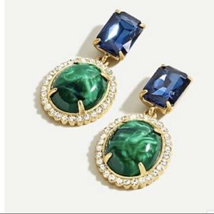 J.Crew Geometric Stone Statement Earrings
